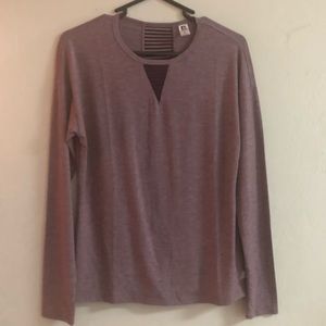 Free2B Athletic Long-Sleeved Top Mesh Insets Small